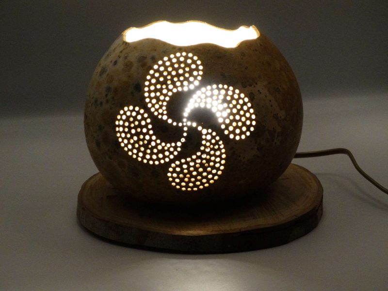 Lámpara realizada por Iñaki